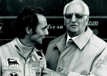 Enzo Ferrari e Niki Lauda