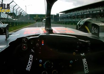 Max Verstappen on board