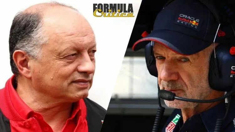 Adrian Newey e Frédéric Vasseur