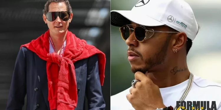 Lewis Hamilton e John Elkann