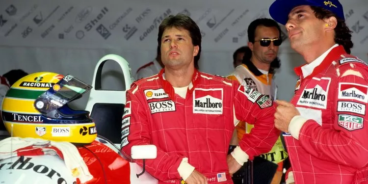 Michael Andretti e Ayrton Senna - F1 1993