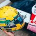 F1- Gasly al Gp di Imola con un casco per Senna