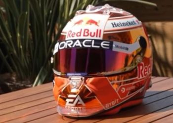 F1- Il casco speciale di Verstappen per le gare europee