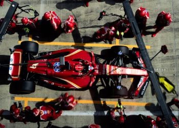 Ferrari pit stop