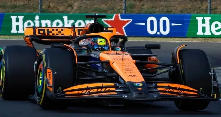 Gp Ungheria 2024 gara McLaren Piastri