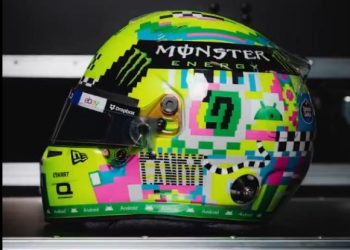F1 – Lando Norris al Gp di Gran Bretagna con un casco speciale