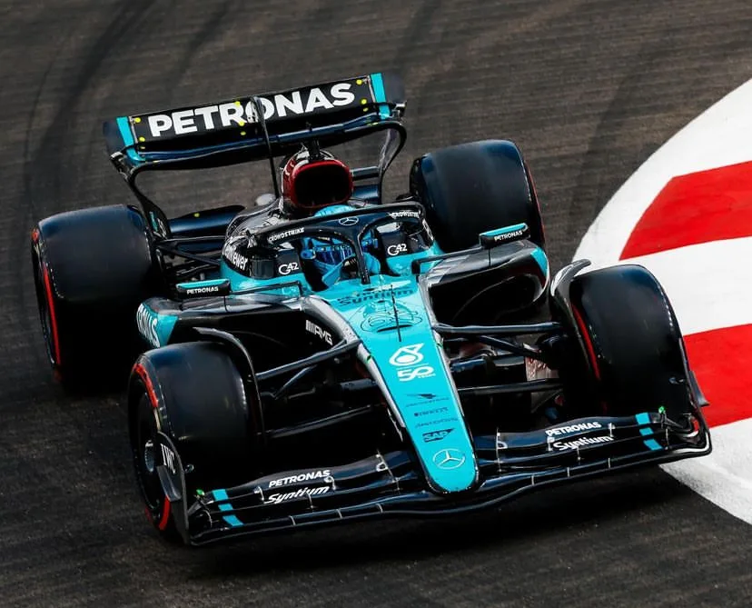 Gp Singapore 2024, Mercedes prove libere