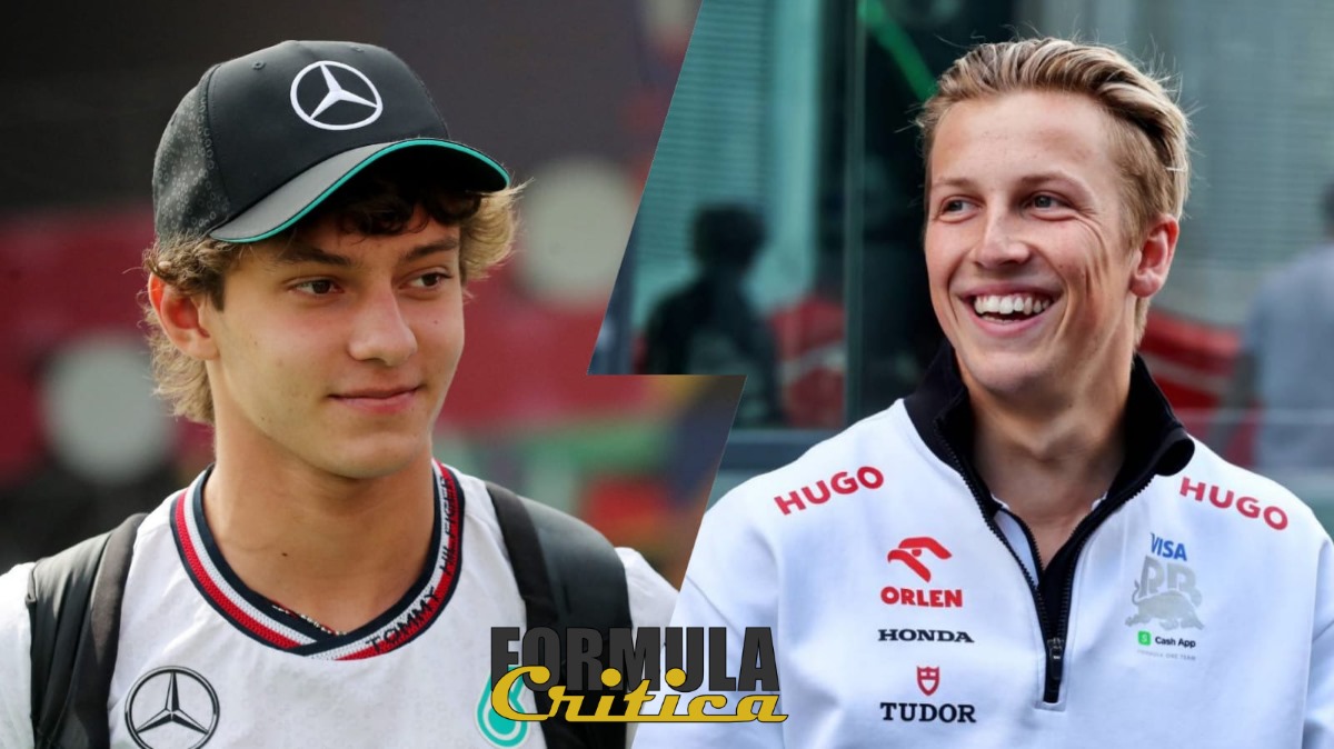 Andrea Kimi Antonelli e Liam Lawson