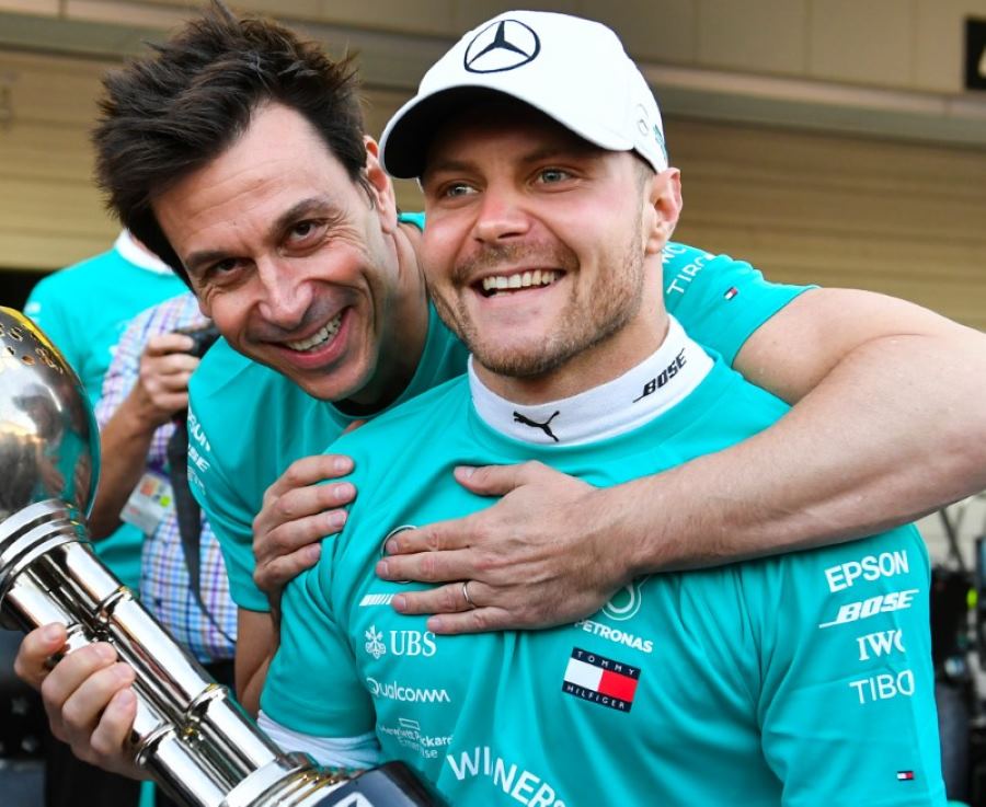 Valtteri Bottas e Toto Wolff, Mercedes F1
