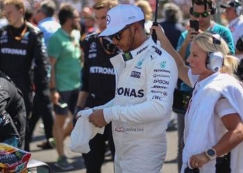 Angela Cullen presente a Fiorano al fianco di Hamilton