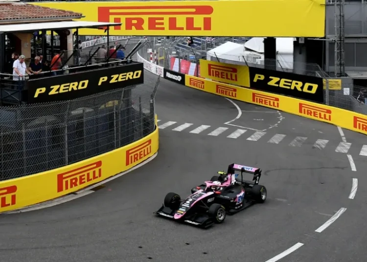 Gabriele Minì durante la gara di Montecarlo 2024