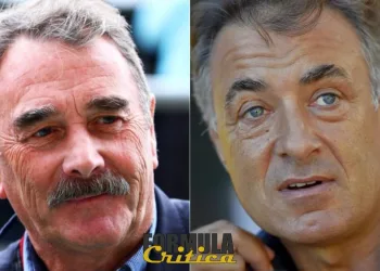 Jean Alesi e Nigel Mansell