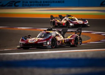 La 499P numero 51 di Alessandro Pier Guidi, James Calado e Antonio Giovinazzi ha conquistato il terzo posto nel WEC 1812 Km Qatar