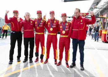 La soddisfazione del team di Maranello
