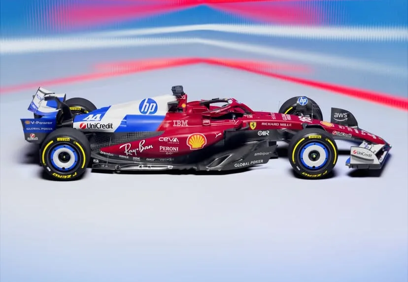 Rosso, bianco e...HP! A Miami la Ferrari celebra il primo anno di partnership