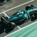 Fernando Alonso a bordo dell?Aston Martin, AMR25