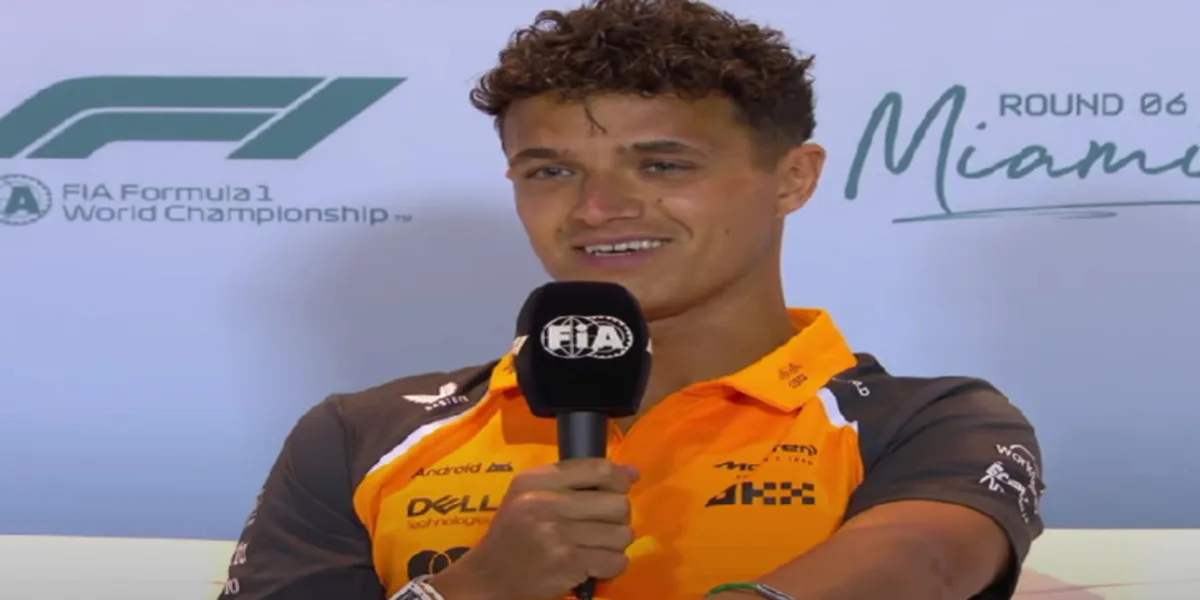 Lando Norris, durante la Conferenza FIA - GP Miami 2025