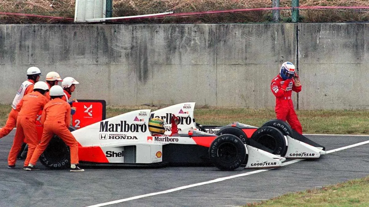 Ayrton Senna e Alain Prost