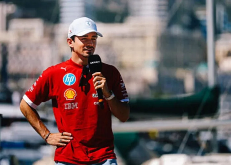 gp monaco 2025 fp1 leclerc