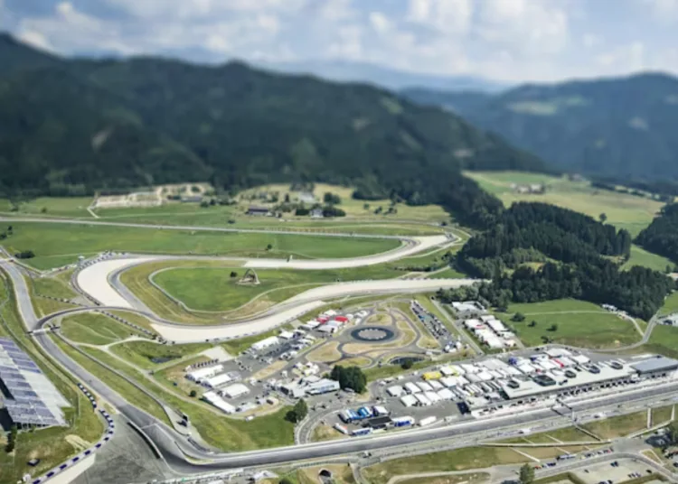 Il circuito del Red Bull Ring sede del GP d'Austria
