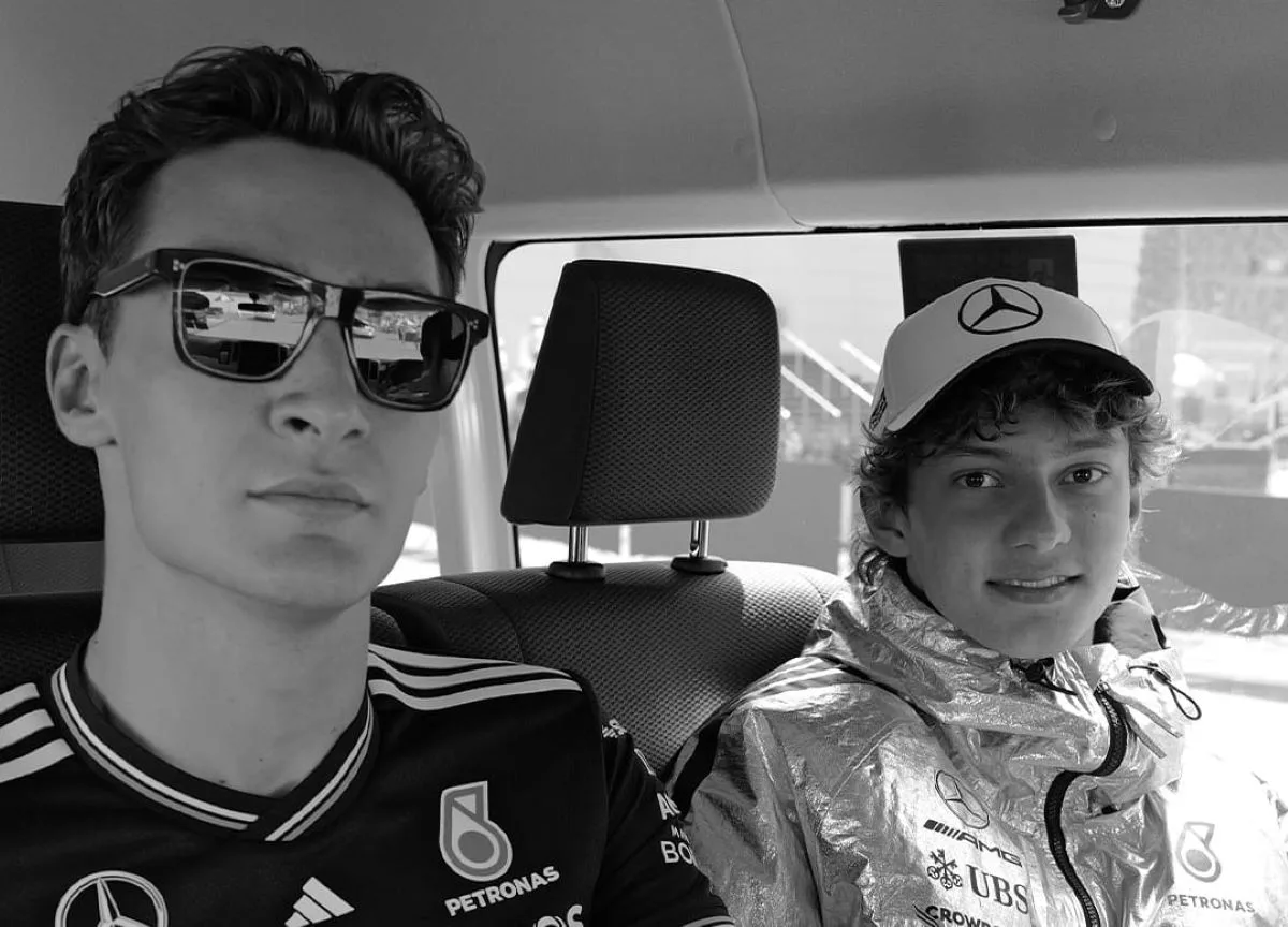 George Russell e Andrea Kimi Antonelli, piloti Mercedes 2025