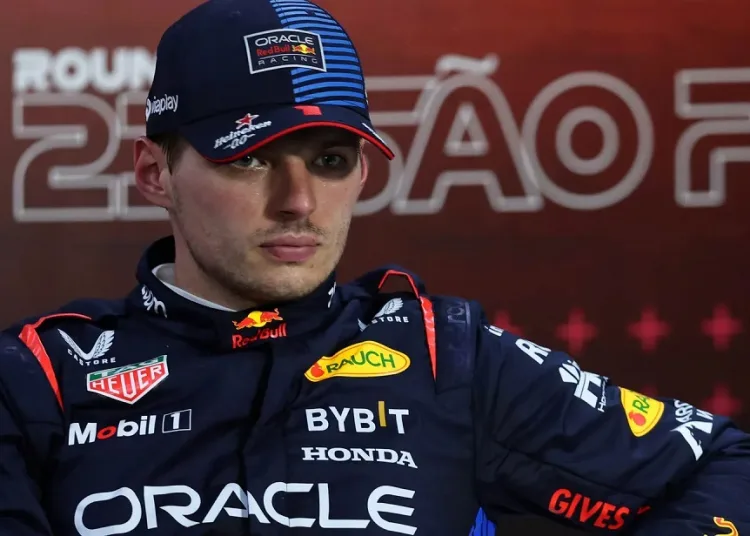 Max Verstappen in conferenza stampa al Gran Premio del Brasile