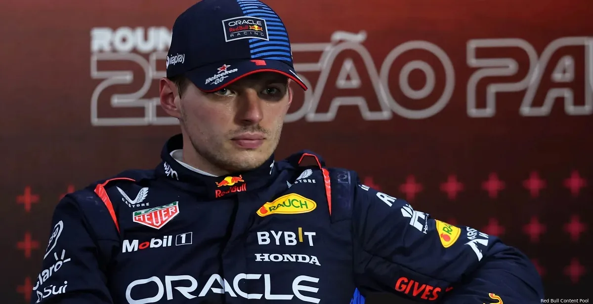 Max Verstappen in conferenza stampa al Gran Premio del Brasile