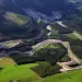 Stupenda visuale dall'alto del circuito di Spa, sede del Gran Premio del Belgio