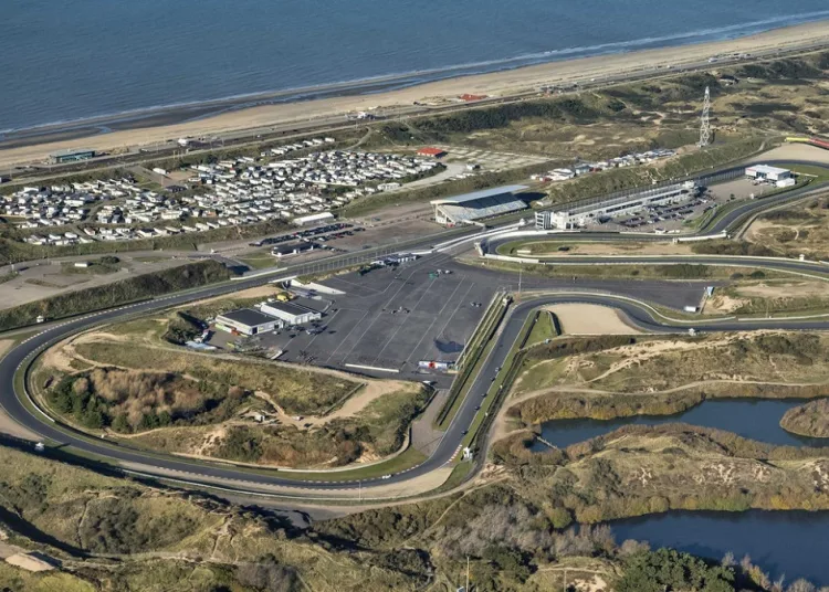 Visuale dall'alto del circuito di Zandvoort