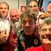 Charles Leclerc con Nico Acampora dopo la vittoria del GP di Monza