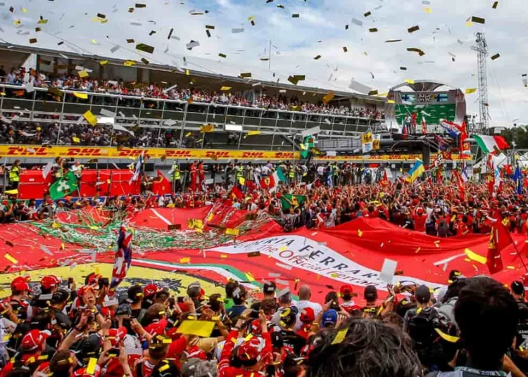 Il pubblico di Monza al GP d'Italia del 2018