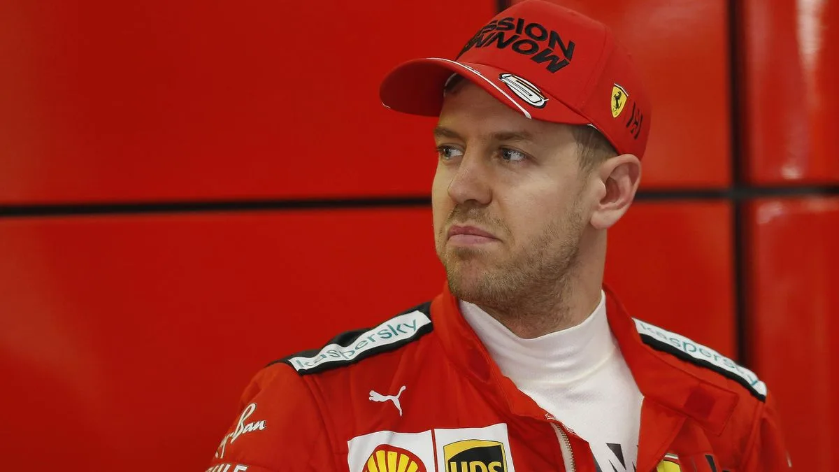 Ferrari: amore tossico Sebastian Vettel durante i test prestagionali a Barcellona nel 2020, il suo ultimo anno a Maranello