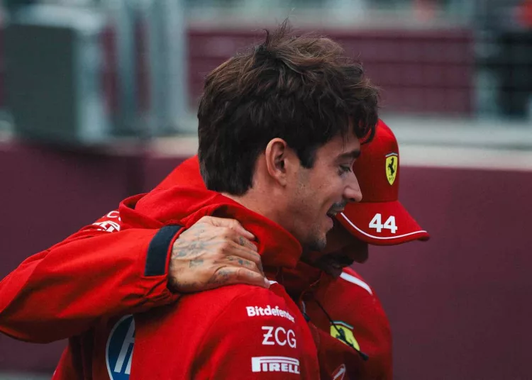 Ferrari Leclerc Hamilton f1