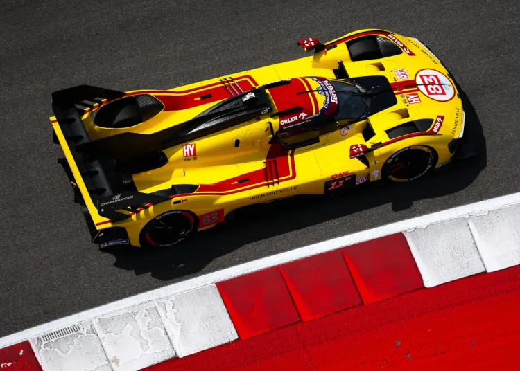 La 499P gialla in azione ad Austin