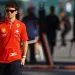 Charles Leclerc presente nel paddock durante un GP di F1