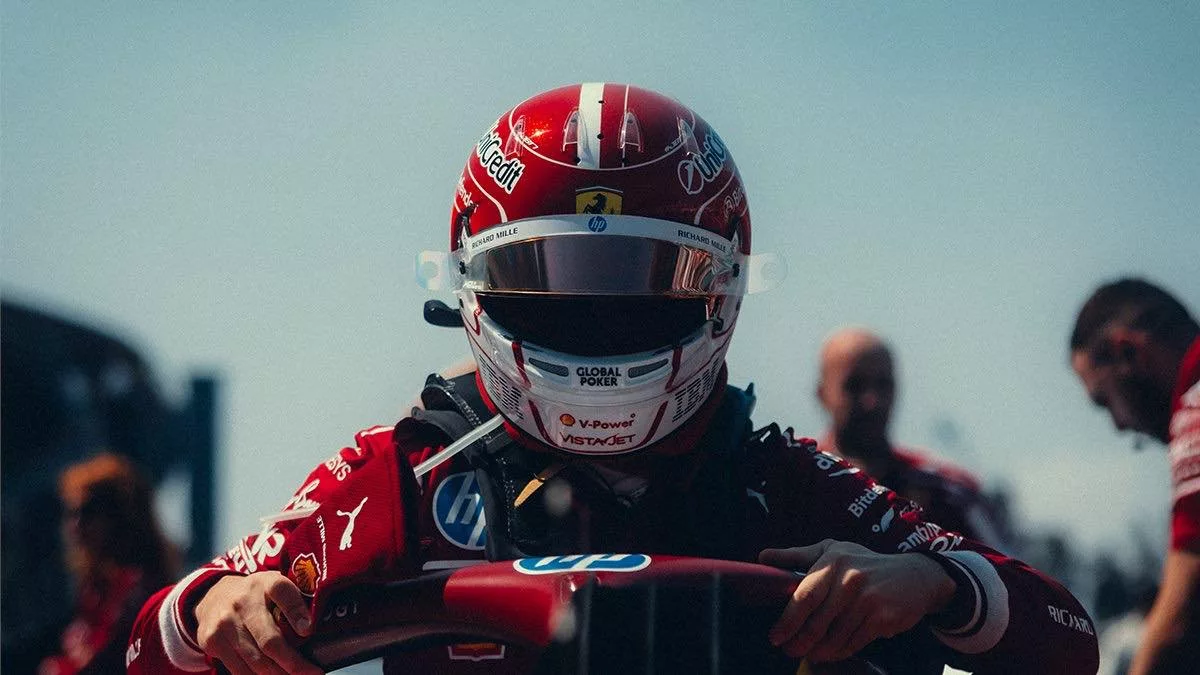 Ferrari Leclerc Hamilton