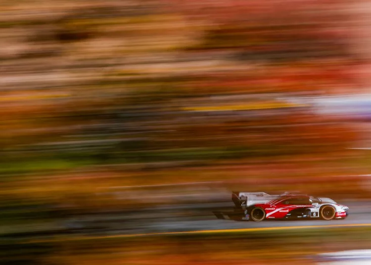 La Porsche #6 in azione lo scorso anno a Road Atlanta