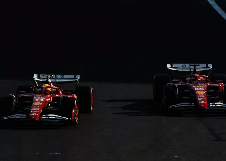 Ferrari Leclerc Hamilton