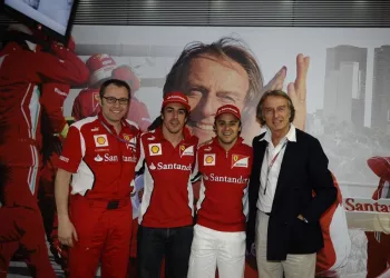 stefano domenicali fernando alonso felipe massa luca cordero di montezemolo