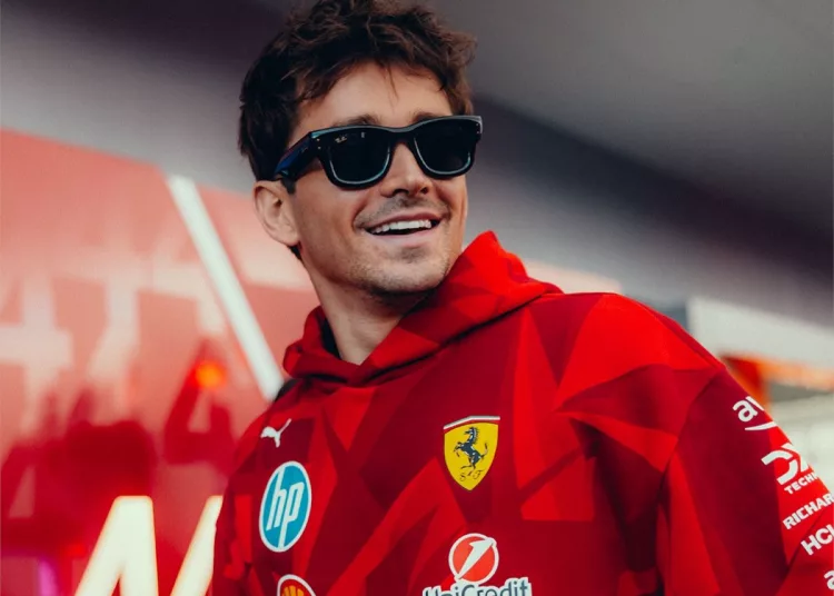 Charles Leclerc Las Vegas 2025