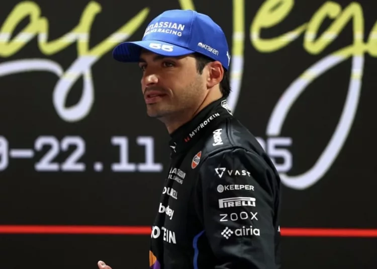 Carlos Sainz Las Vegas 2025
