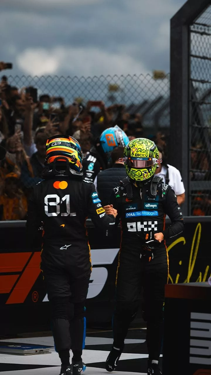 Oscar e Lando Silverstone 2025