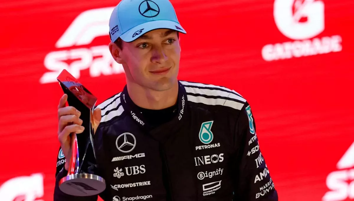Russell, Mercedes. GP Qatar 2025