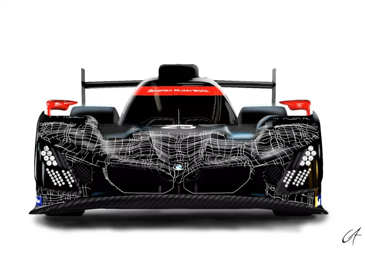 Illustrazione della BMW aggiornata - Chiara Avanzo