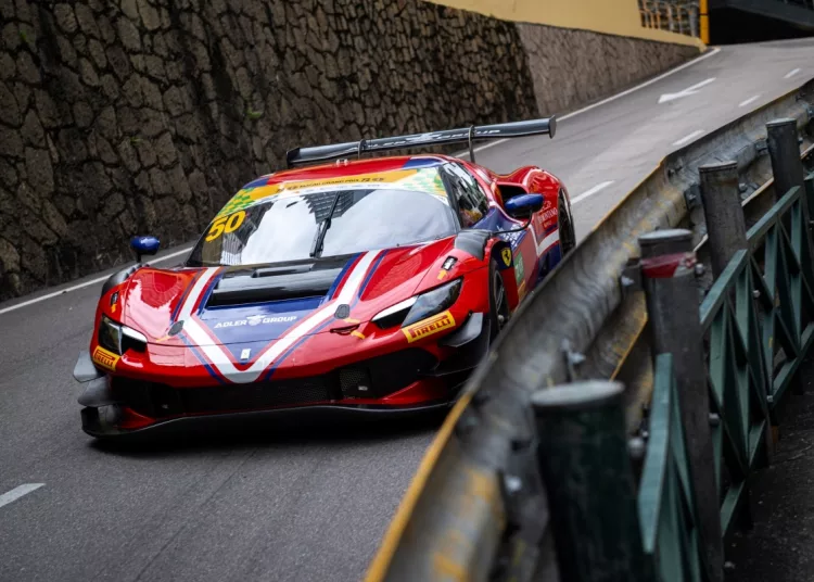 La Ferrari 296 GT3 #50 di Antonio Fuoco, dominatore di Macau