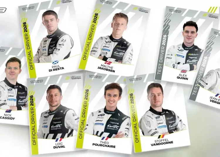 Peugeot line-up piloti WEC 2026