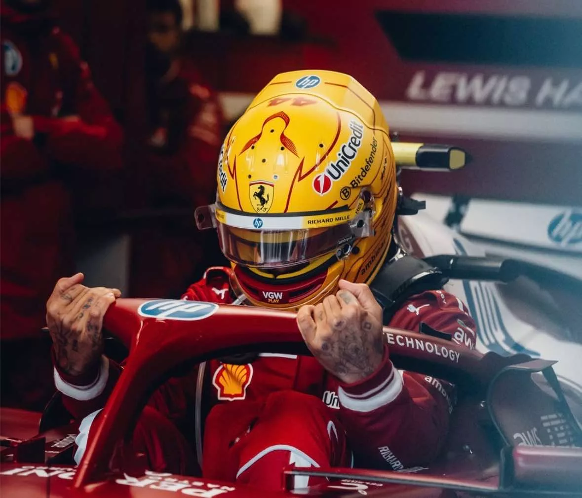 hamilton leclerc ferrari
