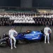 La foto di rito a fine stagione con tutti i membri del team Williams