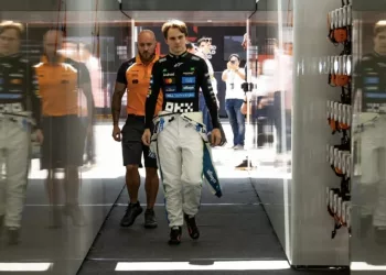 Oscar Piastri durante il GP del Messico