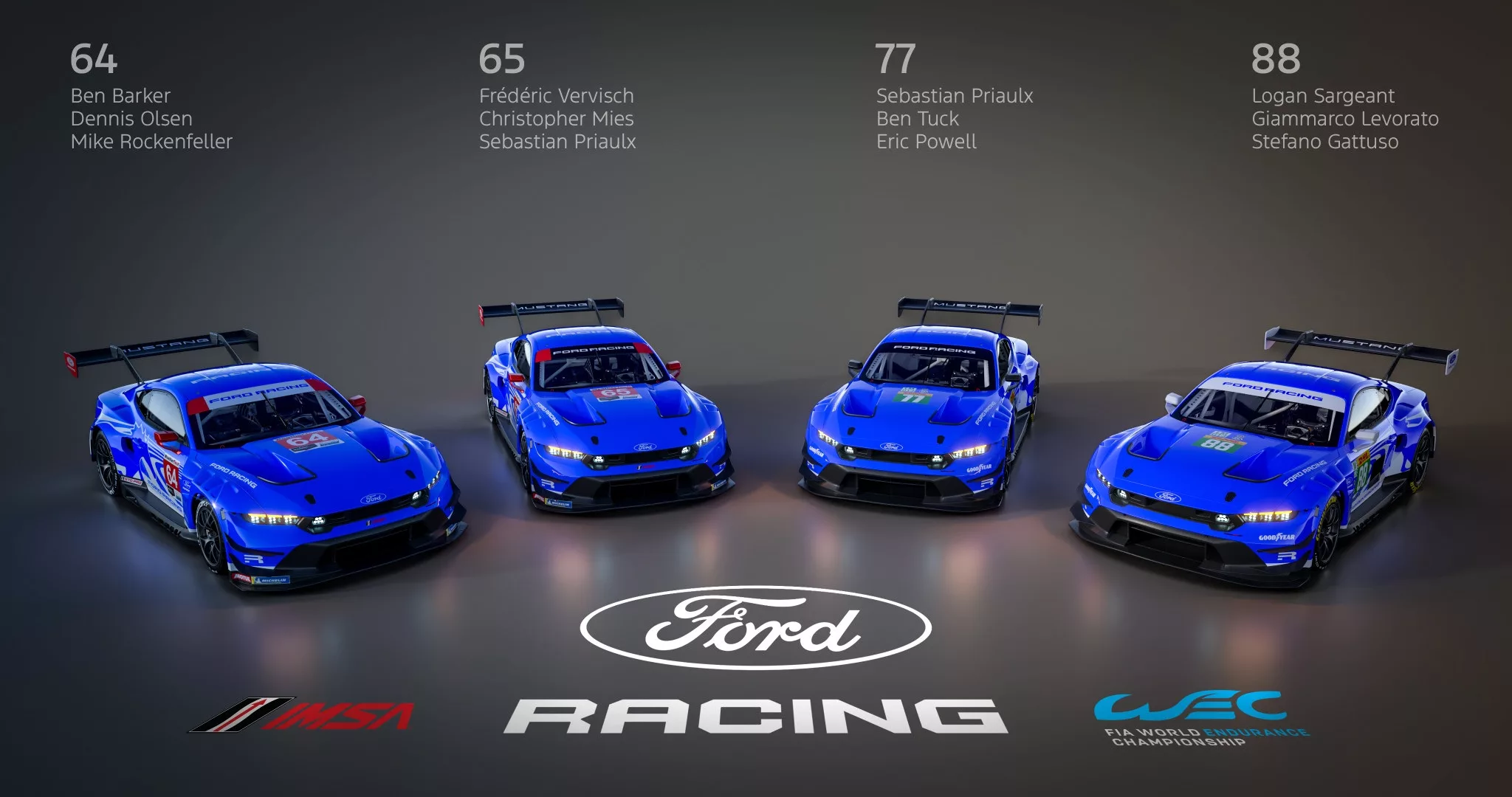 Ford line-up pilota hypercar 2027